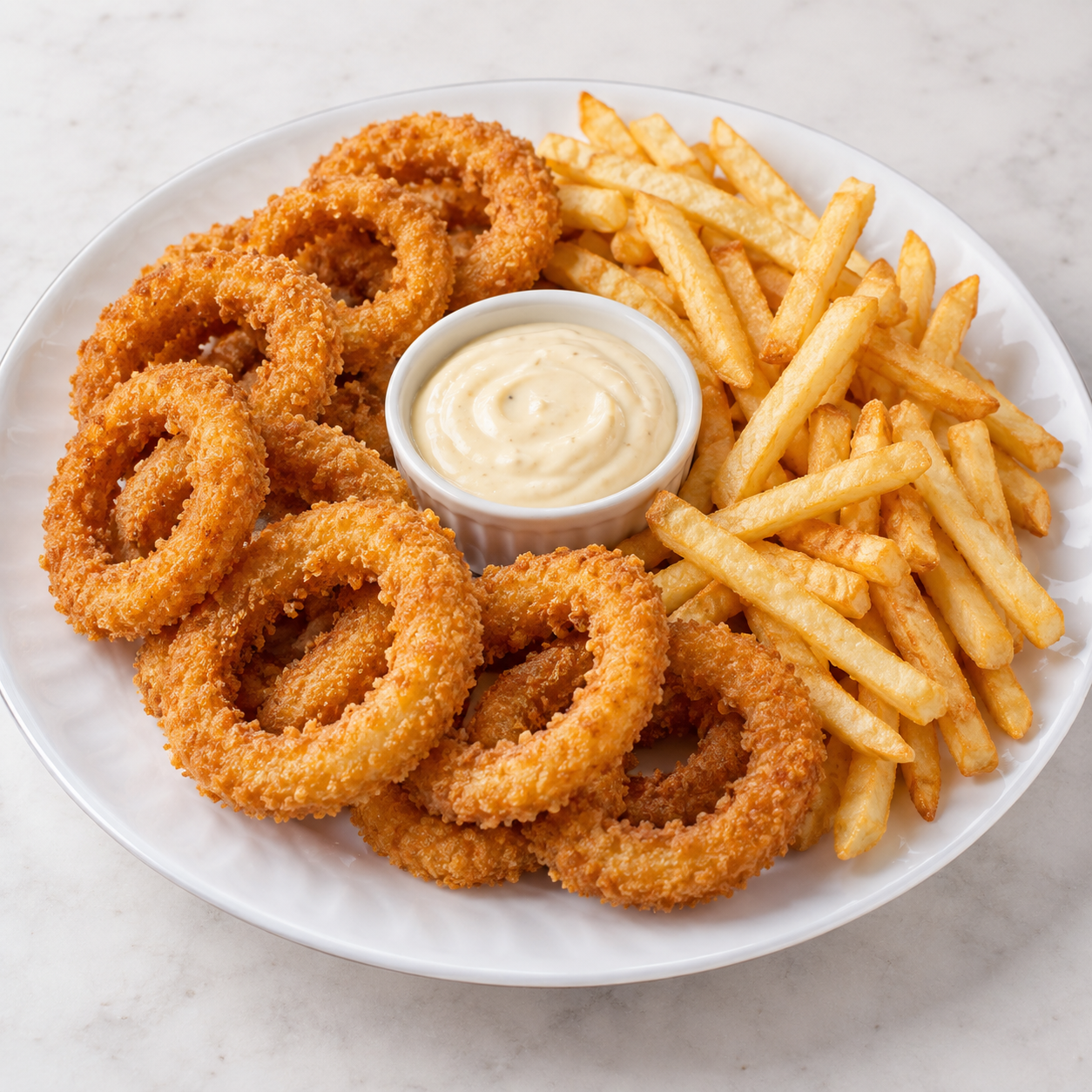 porcao fries and onion